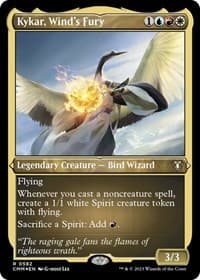 Kykar, Wind's Fury (Foil Etched) - Commander Masters - Magic: The Gathering card