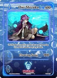 Oni-Shizuku - Warped Crusaders [1st Edition] - Akora TCG card
