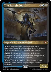 The Scarab God (Foil Etched) - Commander Masters - Magic: The Gathering card