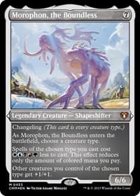 Morophon, the Boundless (Foil Etched) - Commander Masters - Magic: The Gathering card