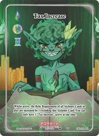 Tax Increase (Full Art) - Grordhelm Uprising [1st Edition] - Akora TCG card
