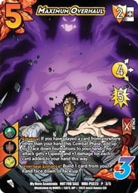 Maximum Overhaul (Provisional Store Championship 2023) - UniVersus: My Hero Academia Promo Cards - UniVersus card
