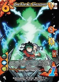 One For All Unleashed (Provisional Store Championship 2023) - UniVersus: My Hero Academia Promo Cards - UniVersus card