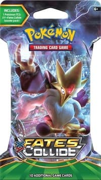 XY - Fates Collide Sleeved Booster Pack [Mega Alakazam] - XY - Fates Collide - Pokemon card