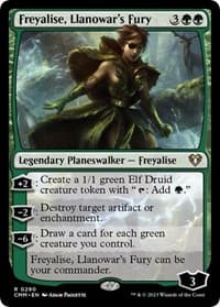 Freyalise, Llanowar's Fury - Commander Masters - Magic: The Gathering card
