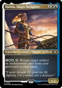 Hanna, Ship's Navigator (Foil Etched) - Commander Masters - Magic: The Gathering card