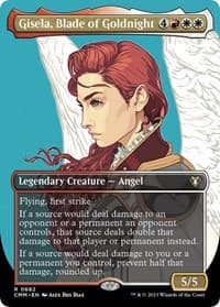Gisela, Blade of Goldnight (Borderless) - Commander Masters - Magic: The Gathering card