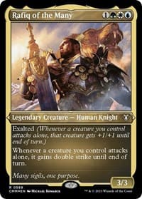 Rafiq of the Many (Foil Etched) - Commander Masters - Magic: The Gathering card