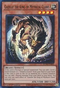 Gazelle the King of Mythical Claws - Duelist Nexus - YuGiOh card