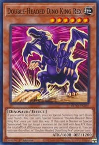 Double-Headed Dino King Rex - Duelist Nexus - YuGiOh card