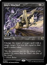 Imp's Mischief (Foil Etched) - Commander Masters - Magic: The Gathering card