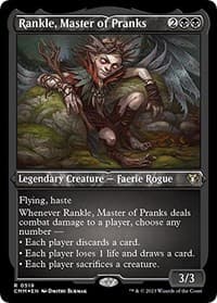 Rankle, Master of Pranks (Foil Etched) - Commander Masters - Magic: The Gathering card
