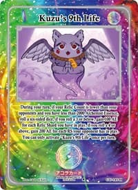 Kuzu's 9th Life (Holo) - Grordhelm Uprising [1st Edition] - Akora TCG card