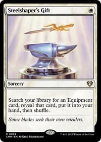 Steelshaper's Gift - Commander Masters - Magic: The Gathering card