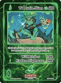W. Burin-Jhina (Holo) - Grordhelm Uprising [1st Edition] - Akora TCG card