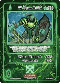 W. Bessu-Rujiki (Holo) - Grordhelm Uprising [1st Edition] - Akora TCG card
