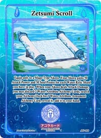 Zetsumi Scroll - Afelium Unleashed [1st Edition] - Akora TCG card