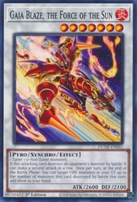 Gaia Blaze, the Force of the Sun - Duelist Nexus - YuGiOh card
