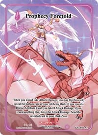 Prophecy Foretold (Alternate Full Art) (Serial Numbered) - Grordhelm Uprising [1st Edition] - Akora TCG card
