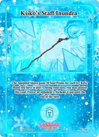 Kiiko's Staff Inundra - Afelium Unleashed [1st Edition] - Akora TCG card