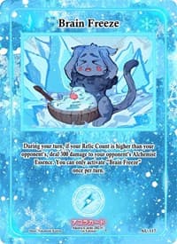 Brain Freeze - Afelium Unleashed [1st Edition] - Akora TCG card