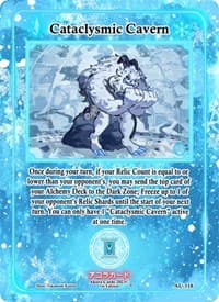 Cataclysmic Cavern - Afelium Unleashed [1st Edition] - Akora TCG card