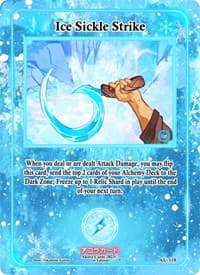 Ice Sickle Strike - Afelium Unleashed [1st Edition] - Akora TCG card