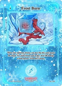 Frost Burn - Afelium Unleashed [1st Edition] - Akora TCG card