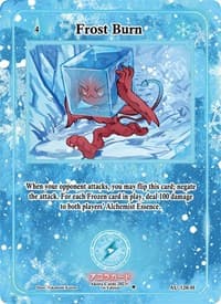 Frost Burn (Holo) - Afelium Unleashed [1st Edition] - Akora TCG card