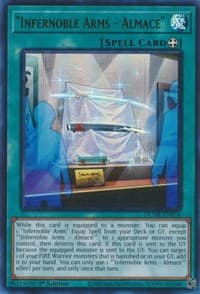 "Infernoble Arms - Almace" - Duelist Nexus - YuGiOh card