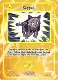 Zapped! - Afelium Unleashed [1st Edition] - Akora TCG card