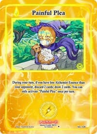 Painful Plea - Afelium Unleashed [1st Edition] - Akora TCG card