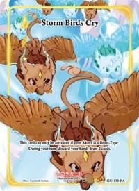 Storm Birds Cry (Full Art) - Grordhelm Uprising [1st Edition] - Akora TCG card