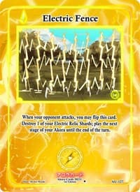 Electric Fence - Afelium Unleashed [1st Edition] - Akora TCG card