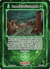 Brunalhide Stronghold (Holo) - Grordhelm Uprising [1st Edition] - Akora TCG card