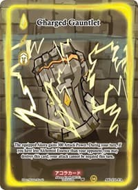 Charged Gauntlet (Full Art) - Afelium Unleashed [1st Edition] - Akora TCG card