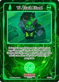 W. Flash Flood - Grordhelm Uprising [1st Edition] - Akora TCG card