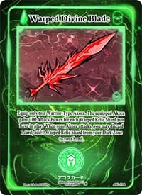 Warped Divine Blade - Afelium Unleashed [1st Edition] - Akora TCG card