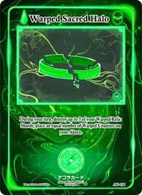 Warped Sacred Halo - Afelium Unleashed [1st Edition] - Akora TCG card