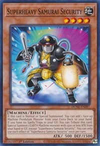 Superheavy Samurai Security - Duelist Nexus - YuGiOh card
