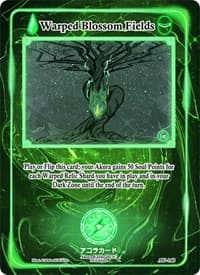 Warped Blossom Fields - Afelium Unleashed [1st Edition] - Akora TCG card