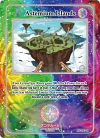 Astemium Islands (Holo) - Afelium Unleashed [1st Edition] - Akora TCG card