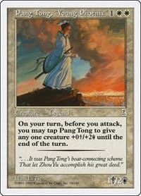 Pang Tong, "Young Phoenix" - Portal Three Kingdoms - Magic: The Gathering card