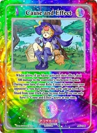 Cause and Effect - Afelium Unleashed [1st Edition] - Akora TCG card