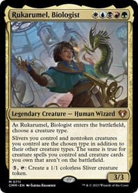 Rukarumel, Biologist - Commander Masters - Magic: The Gathering card
