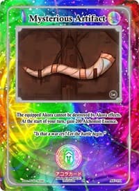 Mysterious Artifact - Afelium Unleashed [1st Edition] - Akora TCG card