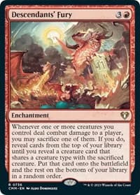 Descendants' Fury - Commander Masters - Magic: The Gathering card