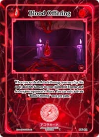 Blood Offering - Grordhelm Uprising [1st Edition] - Akora TCG card