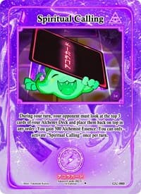 Spiritual Calling - Grordhelm Uprising [1st Edition] - Akora TCG card