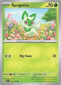 Sprigatito - 013/193 (Summer 2023 Collector Chest) - Miscellaneous Cards & Products - Pokemon card